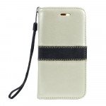 Wholesale iPhone 7 Magnetic Flip Leather Wallet Case (Champagne Gold)